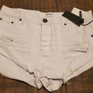 One Teaspoon White Bandits relaxed fit size 30